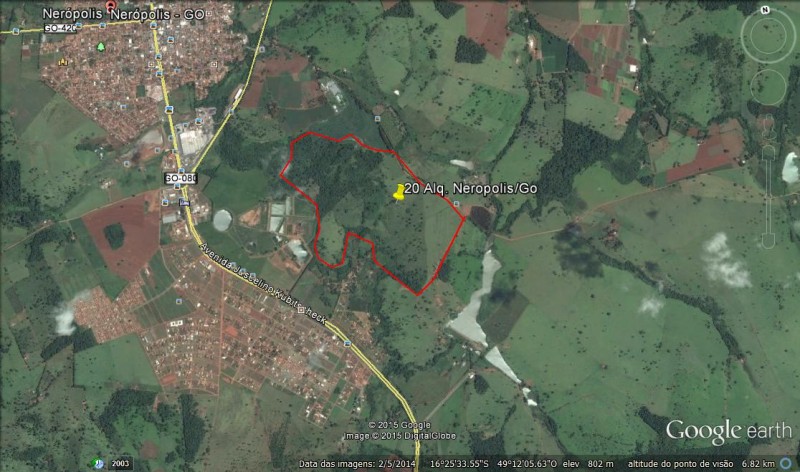 ÃREA PARA LOTEAMENTO EM NERÃ“POLIS-GO COM 18 ALQ.